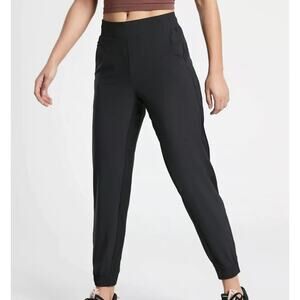 Athleta Brooklyn Jogger Active Pants Black 14